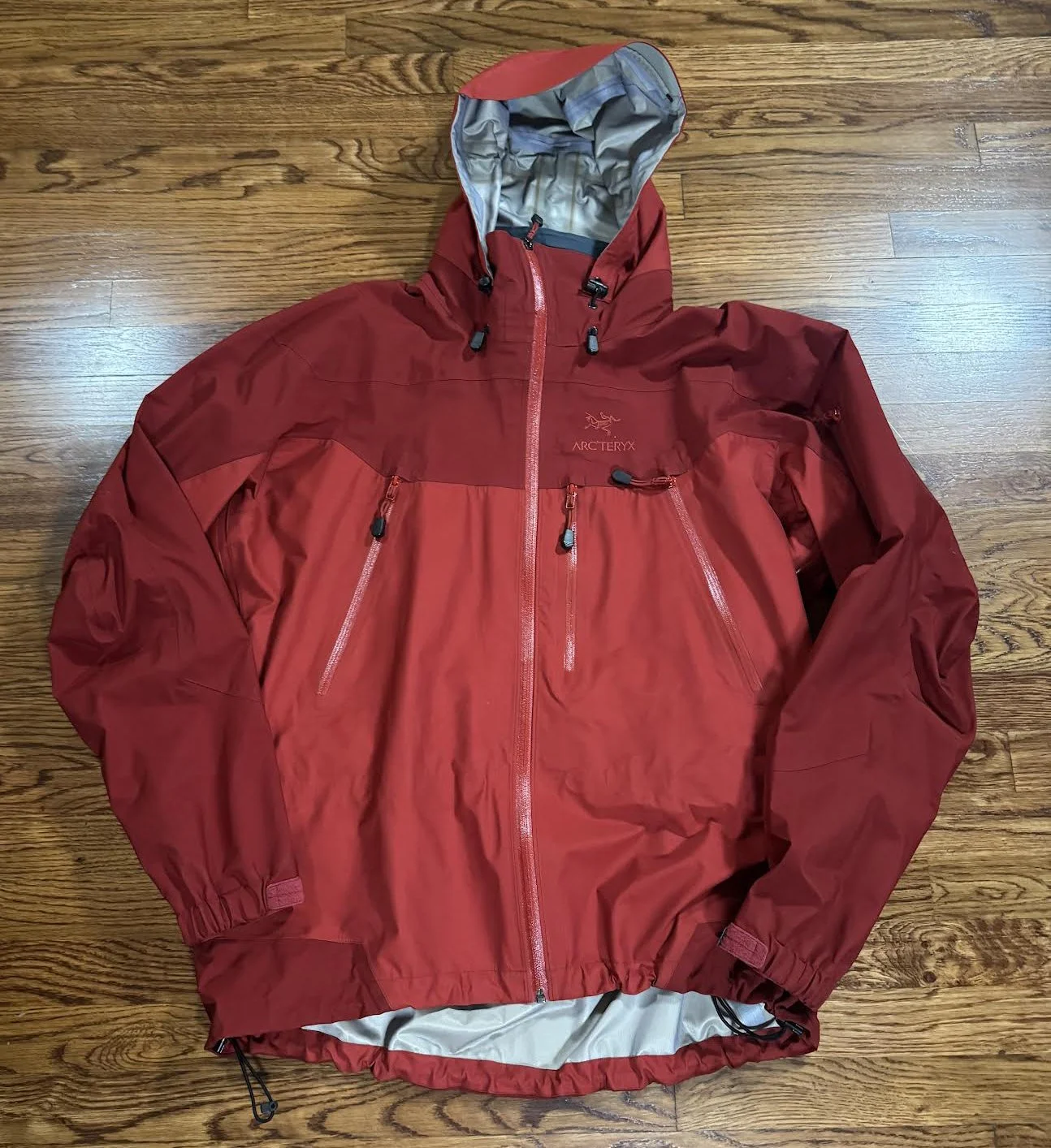 美品Arcteryxビンテージ goretex Vintage Arcteryx Women's Jacket Gore-Tex XCR Hooded Ful Zip Coat